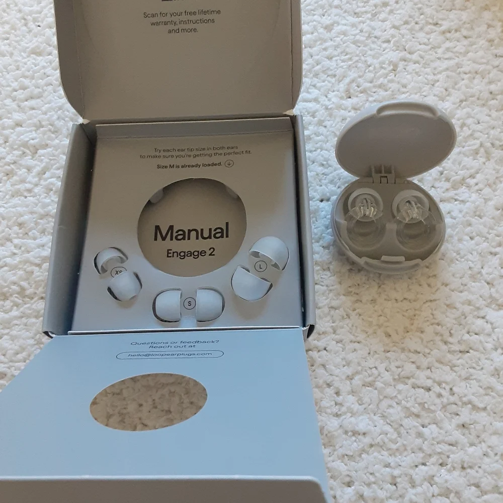 Loop Engage 2 Ear Plug, Clear, new in Opened Box, NWT_7